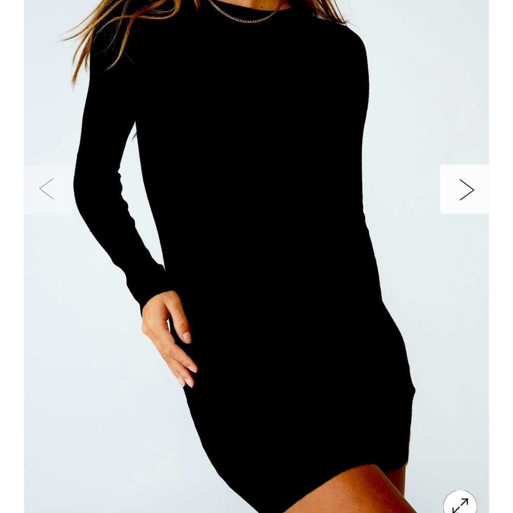 Knit mini dress